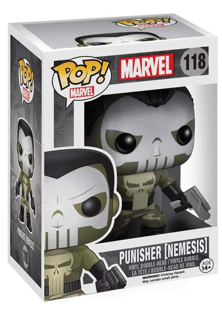 アメコミ Funko POP! Marvel Punisher Nemesis 118 Amazon.com: Funko POP Marvel: Nemesis Punisher Action Figure